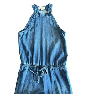 Cloth & Stone Indigo Denim Top